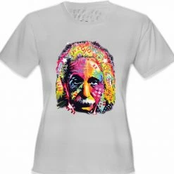 Bewild Cool Funny & Offensive Einstein Graffiti Fractal Girl's T-Shirt