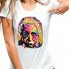 Bewild Cool Funny & Offensive Einstein Graffiti Fractal Girl's T-Shirt