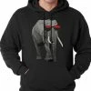 Bewild Cool Funny & Offensive Elephant Wearing Sunglasses Adult Hoodie