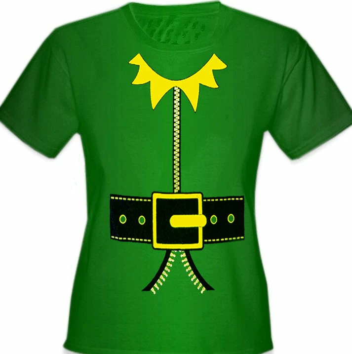 Bewild Elf T-Shirt - Girl's Elf T-Shirt (Kelly Green) Holiday Prints 4 Bewild Elf T-Shirt - Girl's Elf T-Shirt (Kelly Green) Holiday Prints