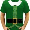 Bewild Elf Tuxedo Costume Men's T-Shirt Holiday Prints 2 Bewild Elf Tuxedo Costume Men's T-Shirt Holiday Prints