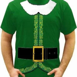 Bewild Elf Tuxedo Costume Men's T-Shirt Holiday Prints