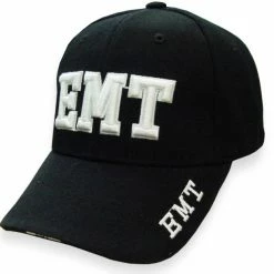 Bewild EMT Baseball Hat (Black) Brimmed Hats