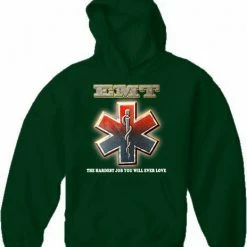 Bewild EMT The Hardest Job You Will Ever Love Adult Hoodie Cool Funny & Offensive 17 Bewild EMT The Hardest Job You Will Ever Love Adult Hoodie Cool Funny & Offensive