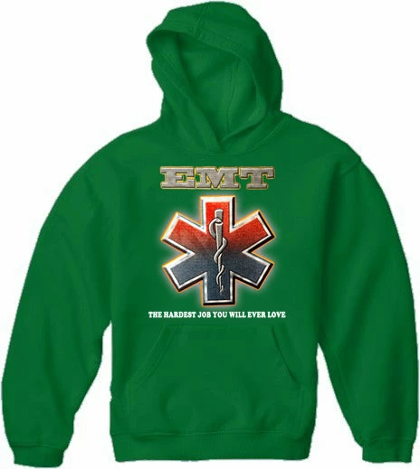 Bewild EMT The Hardest Job You Will Ever Love Adult Hoodie Cool Funny & Offensive 9 Bewild EMT The Hardest Job You Will Ever Love Adult Hoodie Cool Funny & Offensive