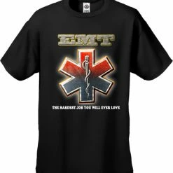 Bewild EMT The Hardest Job You Will Ever Love Men's T-Shirt