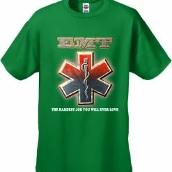 Bewild EMT The Hardest Job You Will Ever Love Men's T-Shirt