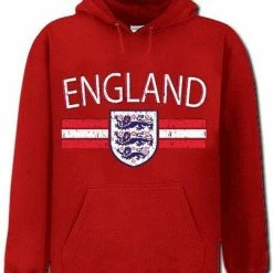 Bewild Nationality & Ethnic England Vintage Shield International Mens Hoodie