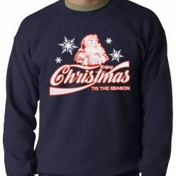 Bewild Enjoy Christmas Tis The Season Adult Crewneck