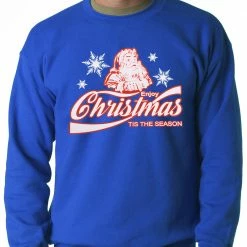 Bewild Enjoy Christmas Tis The Season Adult Crewneck