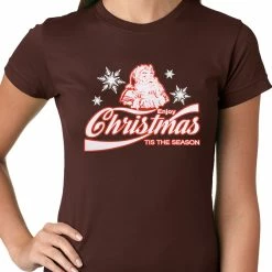 Bewild Enjoy Christmas Tis The Season Ladies T-shirt Holiday Prints
