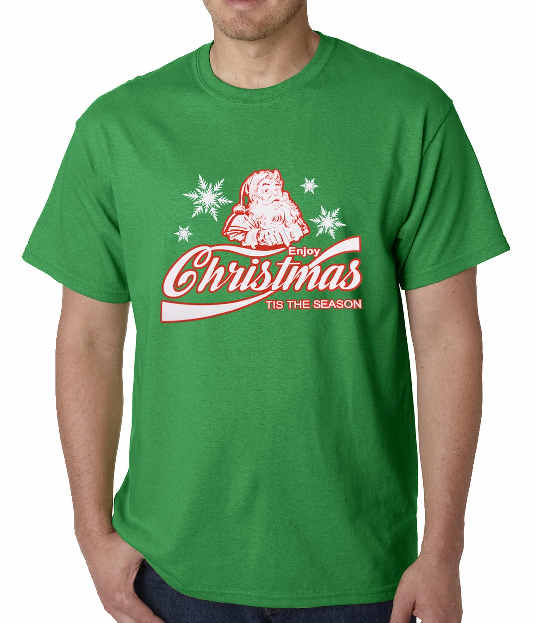 Bewild Enjoy Christmas Tis The Season Mens T-shirt Holiday Prints 3 Bewild Enjoy Christmas Tis The Season Mens T-shirt Holiday Prints