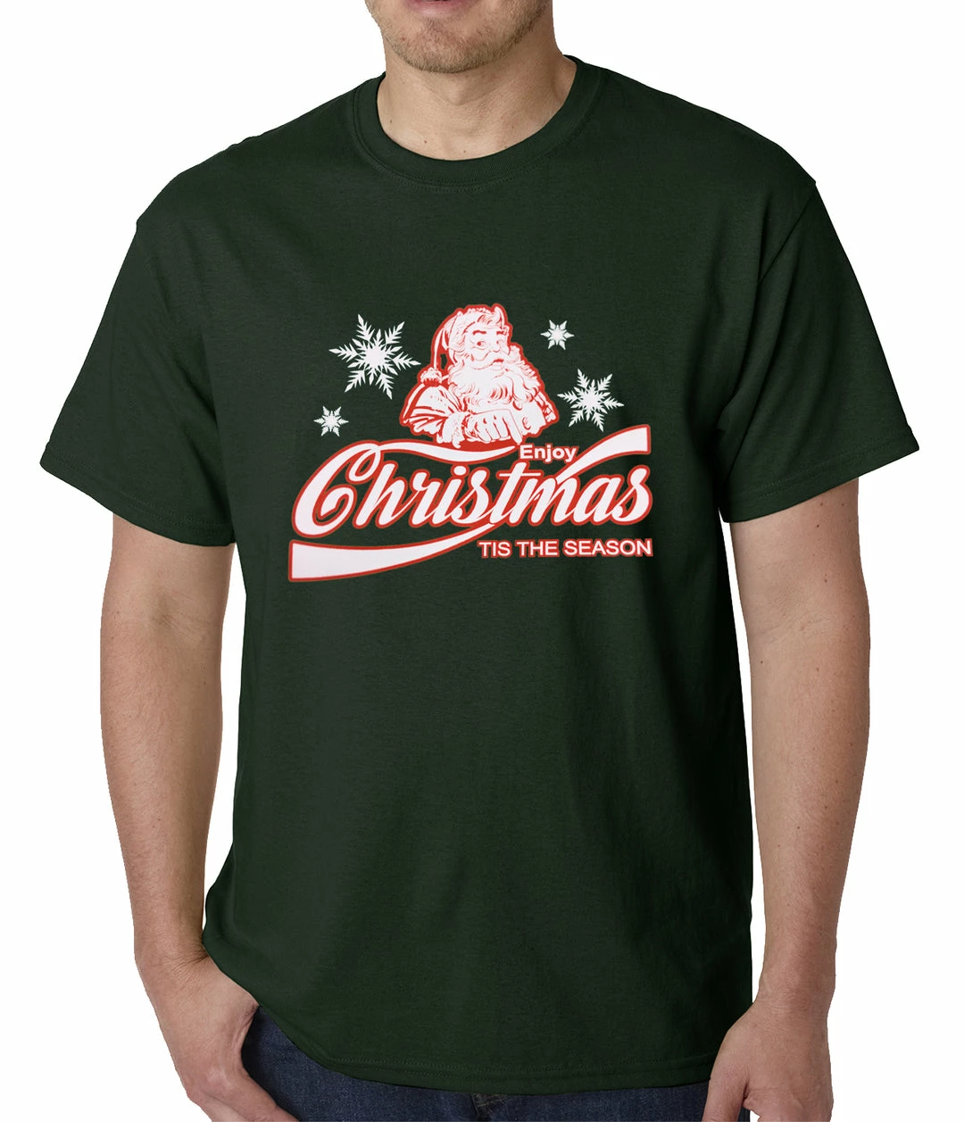 Bewild Enjoy Christmas Tis The Season Mens T-shirt Holiday Prints 7 Bewild Enjoy Christmas Tis The Season Mens T-shirt Holiday Prints