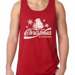 Bewild Holiday Prints Enjoy Christmas Tis The Season Tank Top