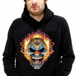 Bewild Evil Carnival Clown Hoodie Cool Funny & Offensive