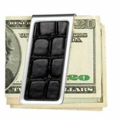 Bewild Executive Alligator Inlay Money Clip