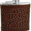 Bewild Exotic Leathers 6 Oz. Hip Flask