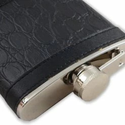 Bewild Exotic Leathers 6 Oz. Hip Flask