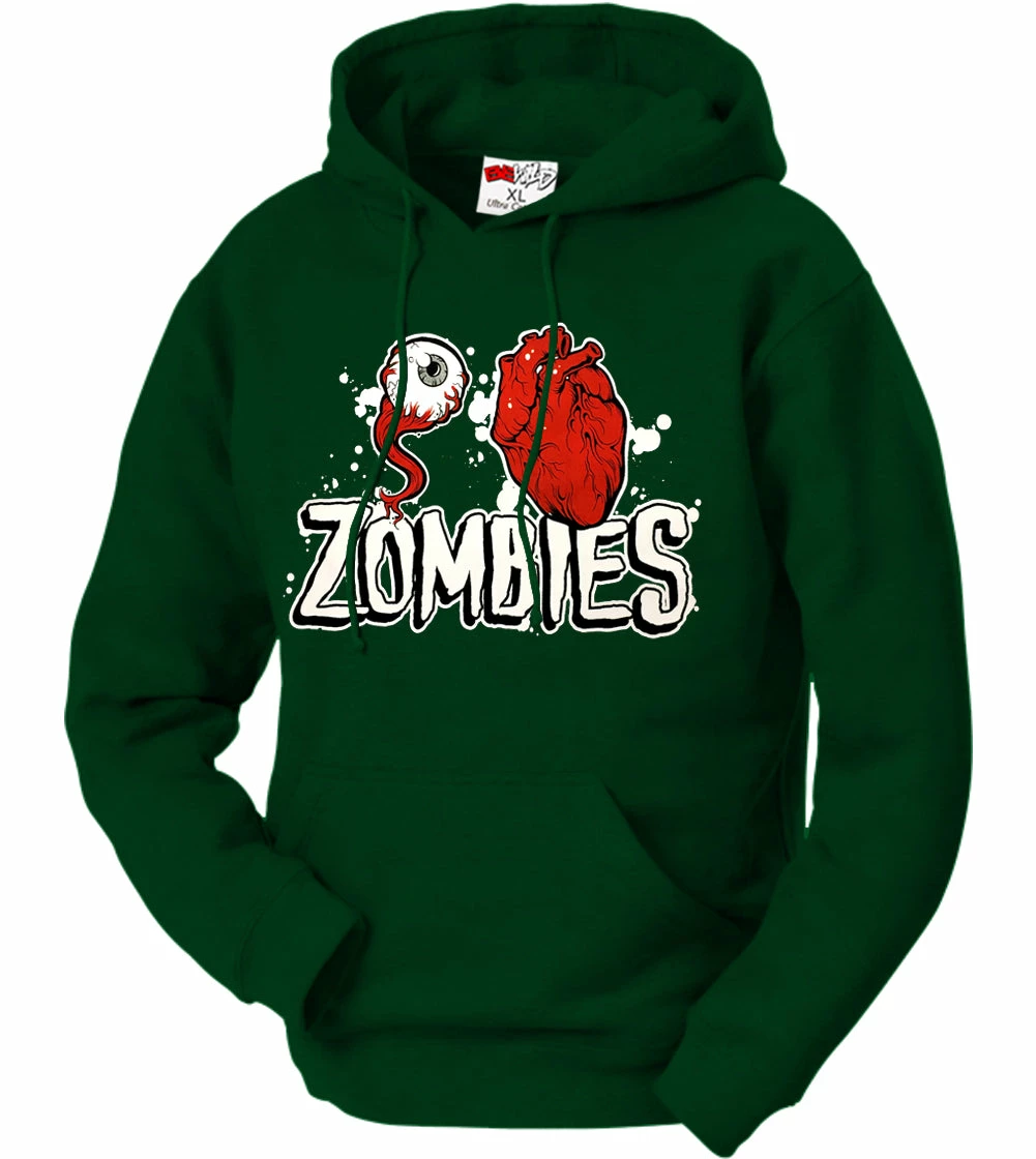 Bewild Halloween Prints Eye Heart Zombies Adult Hoodie 7 Bewild Halloween Prints Eye Heart Zombies Adult Hoodie