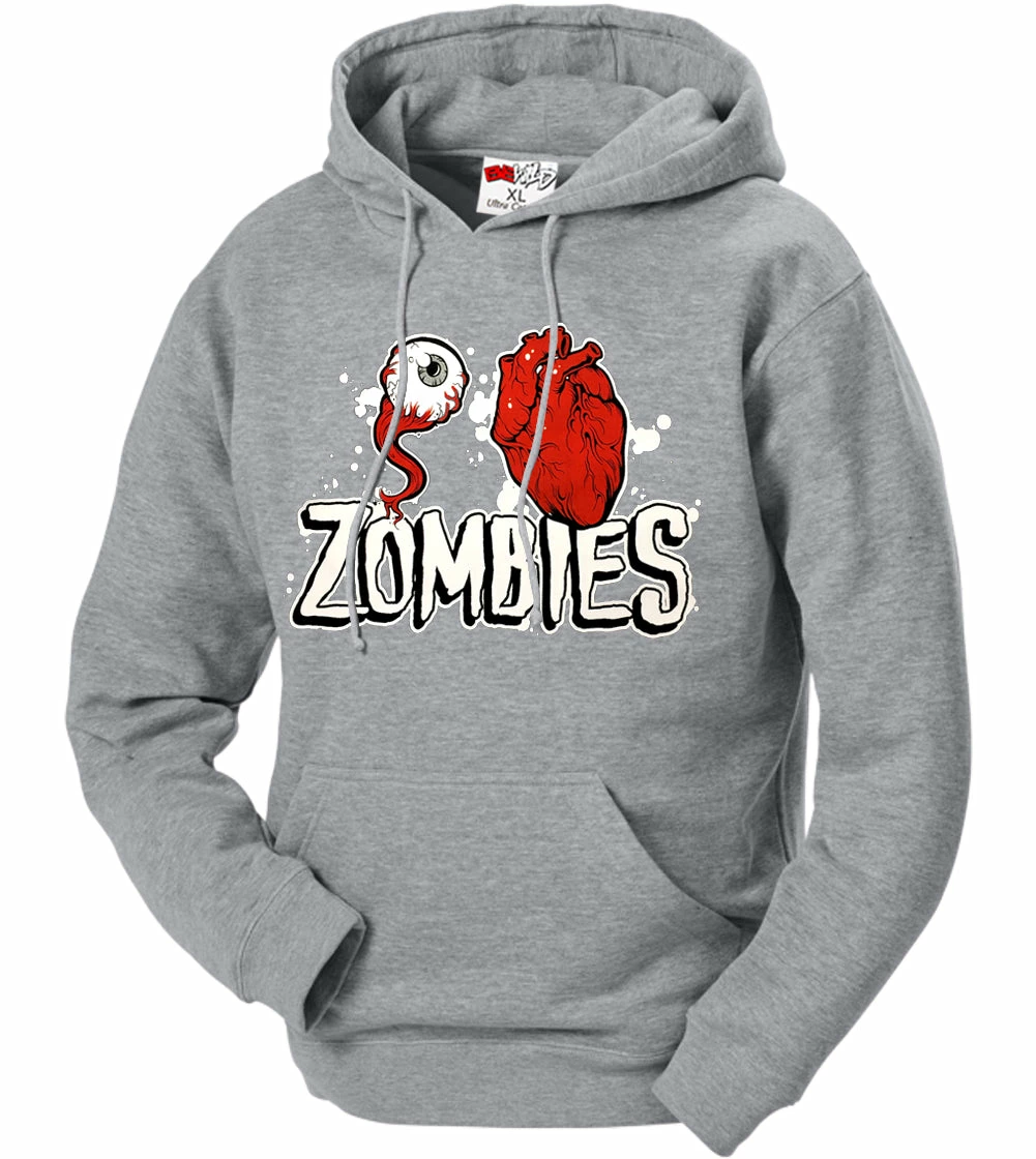 Bewild Halloween Prints Eye Heart Zombies Adult Hoodie 8 Bewild Halloween Prints Eye Heart Zombies Adult Hoodie
