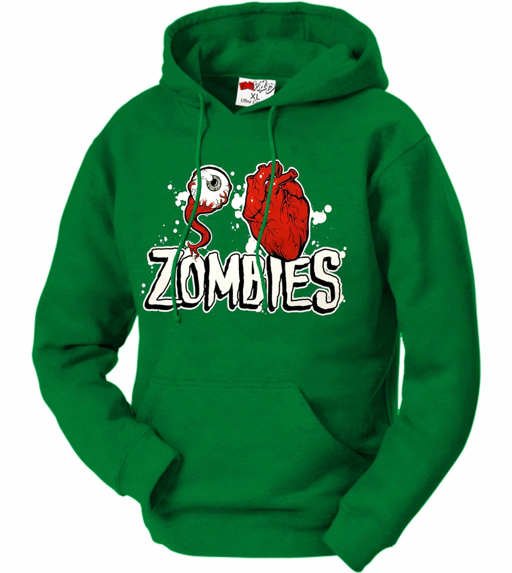 Bewild Halloween Prints Eye Heart Zombies Adult Hoodie 9 Bewild Halloween Prints Eye Heart Zombies Adult Hoodie
