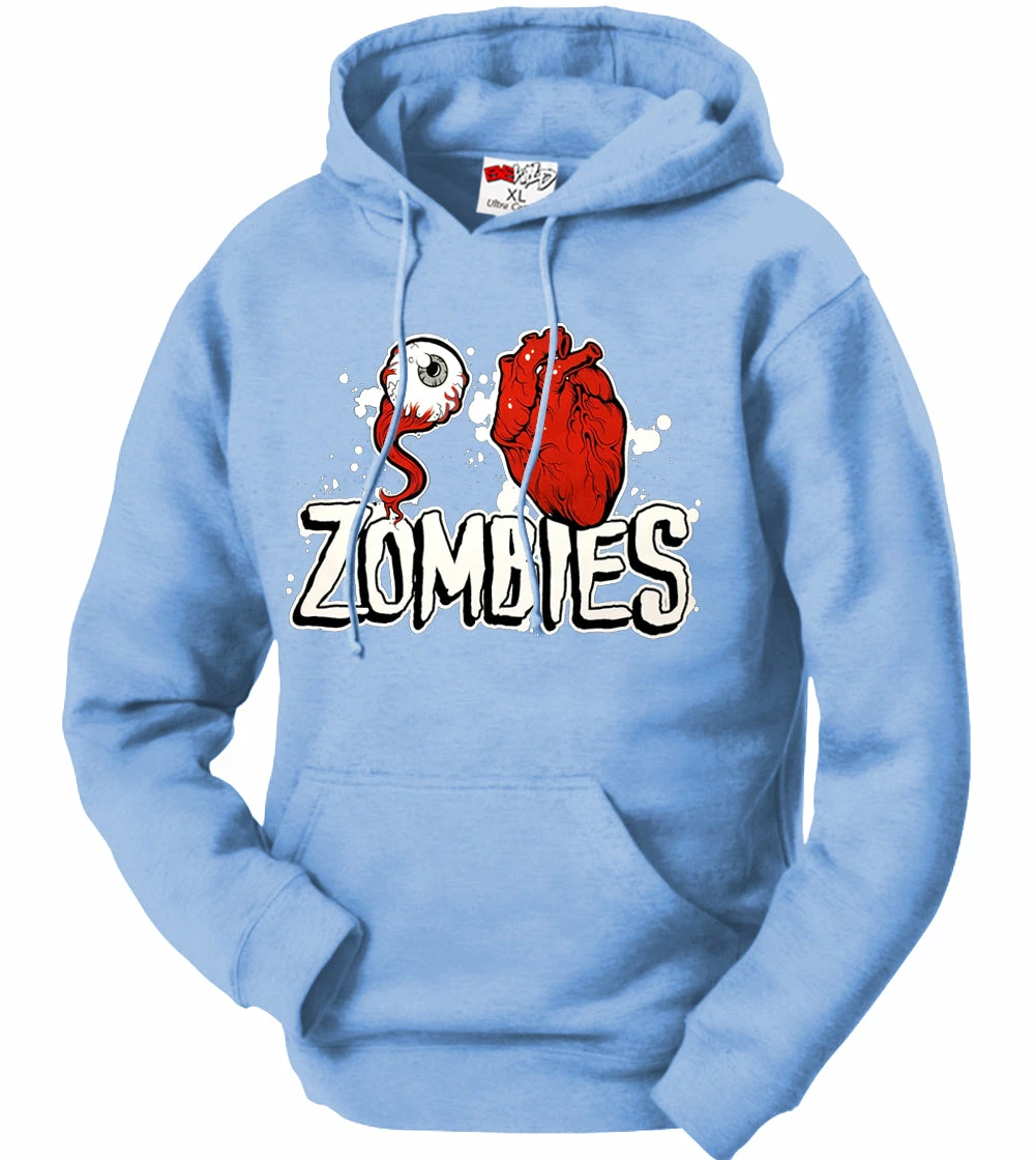 Bewild Halloween Prints Eye Heart Zombies Adult Hoodie 10 Bewild Halloween Prints Eye Heart Zombies Adult Hoodie