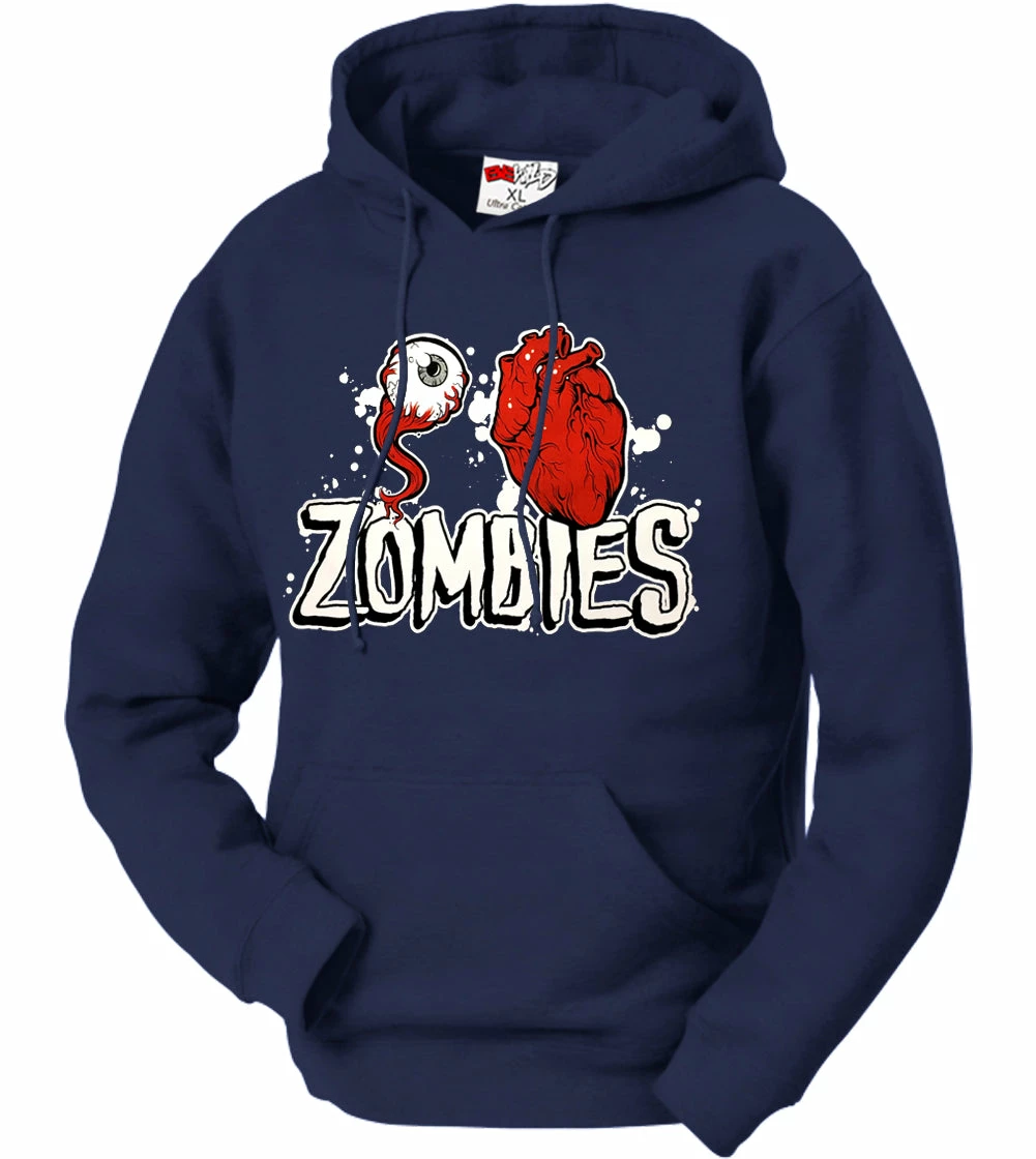 Bewild Halloween Prints Eye Heart Zombies Adult Hoodie 11 Bewild Halloween Prints Eye Heart Zombies Adult Hoodie