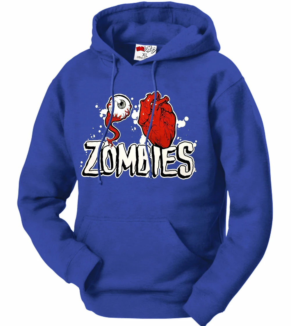 Bewild Halloween Prints Eye Heart Zombies Adult Hoodie 12 Bewild Halloween Prints Eye Heart Zombies Adult Hoodie