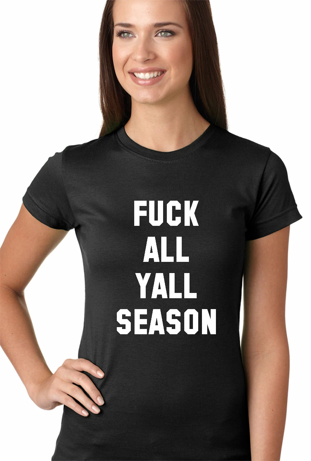 Bewild Hip-Hop Inspired Clothing F*ck All Yall Season Girls T-shirt 3 Bewild Hip-Hop Inspired Clothing F*ck All Yall Season Girls T-shirt