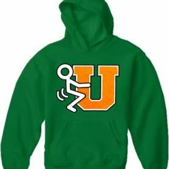 Bewild F*ck U Adult Hoodie Cool Funny & Offensive