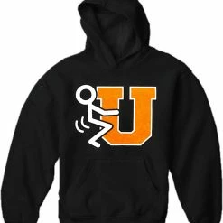 Bewild F*ck U Adult Hoodie Cool Funny & Offensive