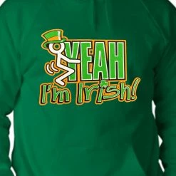 Bewild F*ck Yeah I'm Irish Adult Hoodie