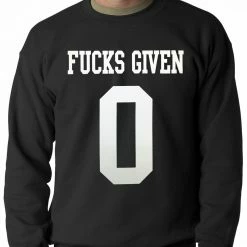 Bewild F*cks Given 0 Adult Crewneck