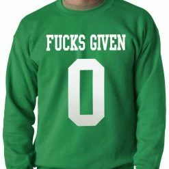 Bewild F*cks Given 0 Adult Crewneck 9 Bewild F*cks Given 0 Adult Crewneck
