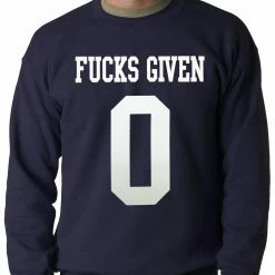 Bewild F*cks Given 0 Adult Crewneck 10 Bewild F*cks Given 0 Adult Crewneck