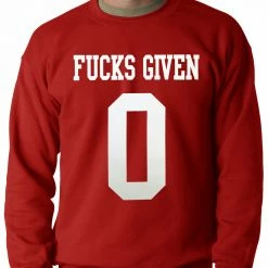 Bewild F*cks Given 0 Adult Crewneck 11 Bewild F*cks Given 0 Adult Crewneck