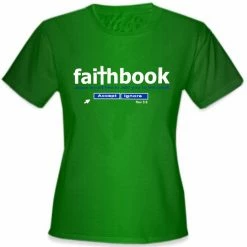 Bewild Cool Funny & Offensive Faithbook Girl's T-Shirt