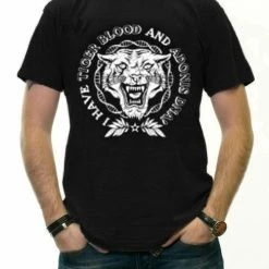 Bewild Famous Quotes And Sayings Famous Quotes From Charlie Sheen T-Shirts - Tiger Blood Crest T-Shirt