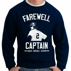 Bewild Farewell Captain Jeter Last Season Crewneck Sweatshirt Sport Inspiration