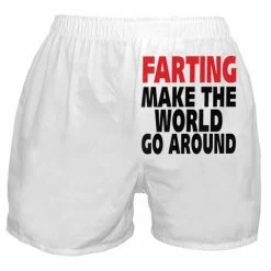 Bewild Farting Makes The World Go Round Boxer Shorts Men's Boxers