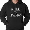 Bewild Comic Con & Gaming Clothing Video Game Father Of Dragons Adult Hoodie