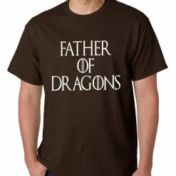 Bewild Father Of Dragons Mens T-shirt Comic Con & Gaming Clothing, Video Game