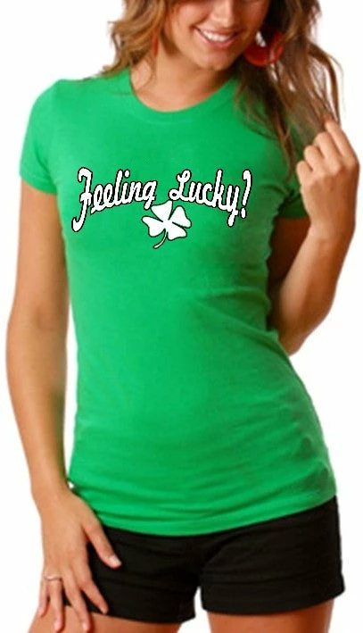 Bewild Cool Funny & Offensive Feeling Lucky Girls T-Shirt 3 Bewild Cool Funny & Offensive Feeling Lucky Girls T-Shirt