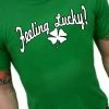 Bewild St.Patricks Day Feeling Lucky T-Shirt
