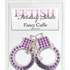 Bewild Fetish Fantasy Fancy Cuffs With Purple Rhinestones Adult Novelties