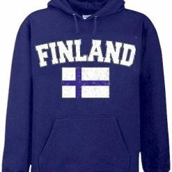 Bewild Finland Vintage Flag International Hoodie 12 Bewild Finland Vintage Flag International Hoodie