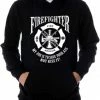 Bewild Cool Funny & Offensive Firefighter's Save Your Ass Hoodie