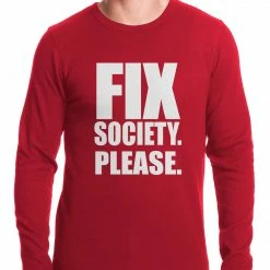 Bewild Fix Society. Please. Transgender Equality Thermal Shirt Say It Loud