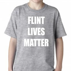 Bewild Flint Michigan Lives Matter Kids T-shirt Say It Loud