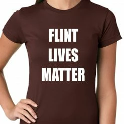 Bewild Flint Michigan Lives Matter Ladies T-shirt Say It Loud